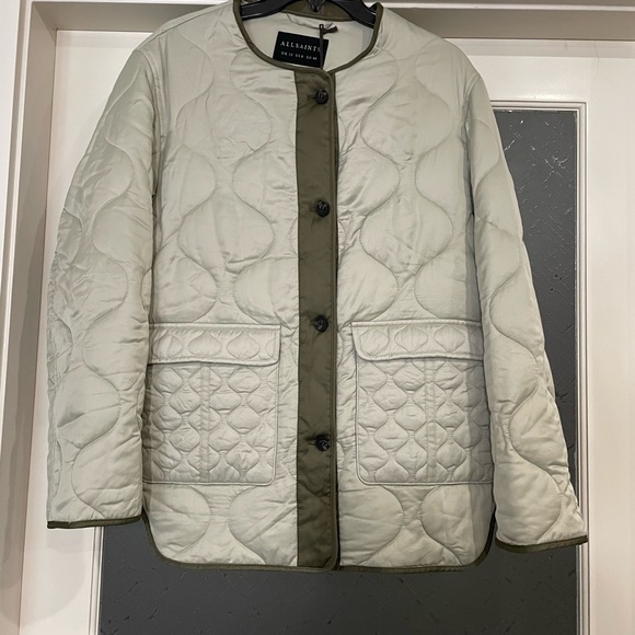 BNWT All Saints Foxi Liner Jacket size 8 - Picture 2 of 9